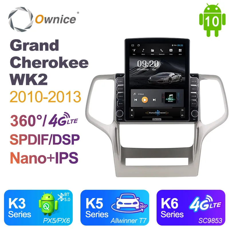 

Ownice Android 10.0 for Jeep Grand Cherokee WK2 2010 - 2013 Car Radio Auto Multimedia Video Audio GPS Player head Unit 4G LTE