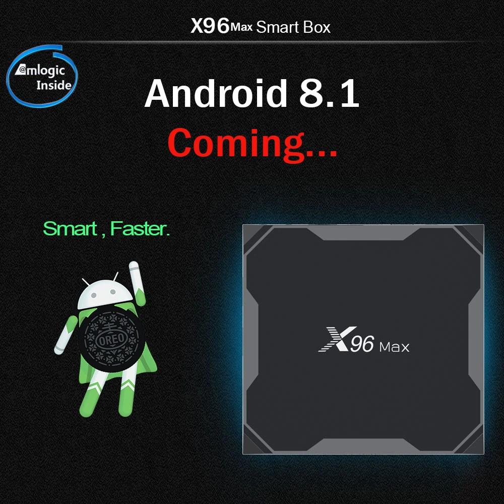 X96 Max Amlogic S905X2 Android 8 1 Smart tv BOX 4K медиаплеер X96Max DDR4 четырехъядерный USB3.0 2 4G &amp 5GHz
