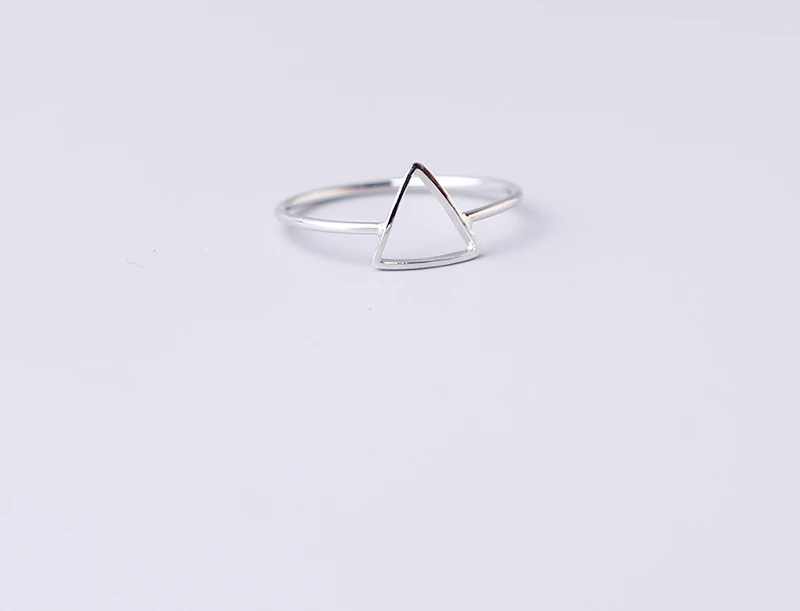 Женские Треугольные кольца JIANERY винтажные большие на палец модного серебристого