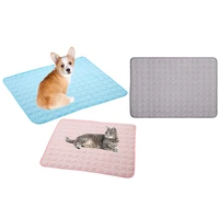 hot sale dog cooling mat large cooling pad machine washable summer cooling mat for dogs cats kennel pad breathable pet