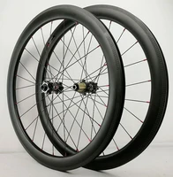 road bike carbon wheelset pasak 700c disc brake 24h tubeless and clincher thru axle 15100mm 12142mm 405055mm