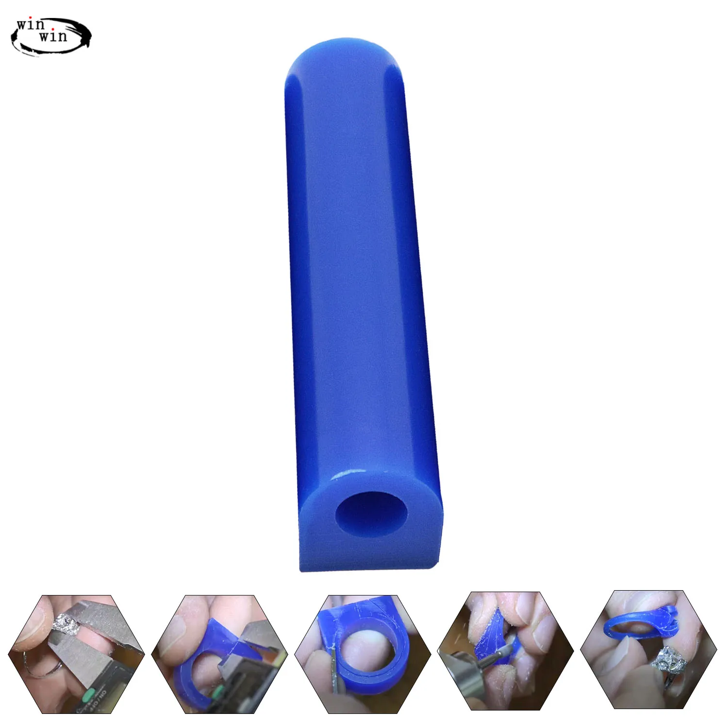 

berkem Ferris Carving Wax,Wax Ring Molds Tubes Blue Color Wax Patterns Ring,Polishing Engraving Accessories