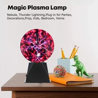 led magic night light atmosphere table lamps plasma ball lamp electronstatic novelty effect 45 inch for choice home decor