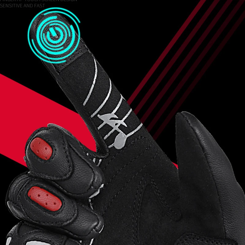 Мотоциклетные Перчатки из овечьей кожи легкие гоночные перчатки углеродного