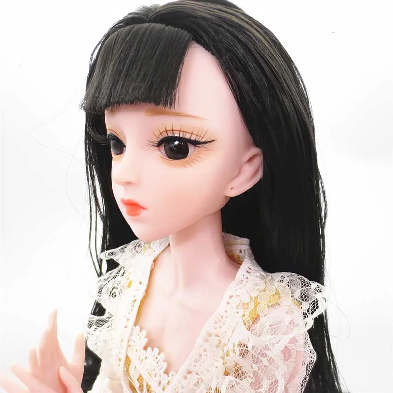 Кукла шарнирная 60 см макияж Обнаженная модный подарок для девушки многослойное