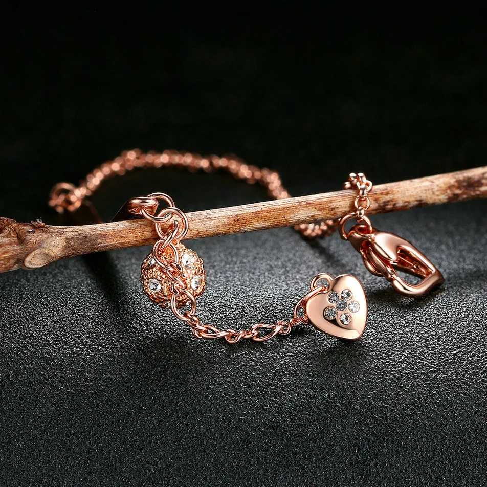 

Original Sterling 925 Silver Color Bracelets Women's Chain Bracelet & Bangle 14K Gold Zircon Diamond Jewelry Gemstone Bracelet