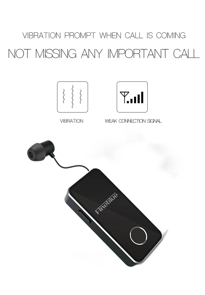 Fineblue F2 Bluetooth Спортивная гарнитура в ухо беспроводные наушники наушник мини наушники 6 H время разговора для смартфона