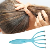 five finger head relax massager hair held spa scalp neck stress relief massage release head physician massager