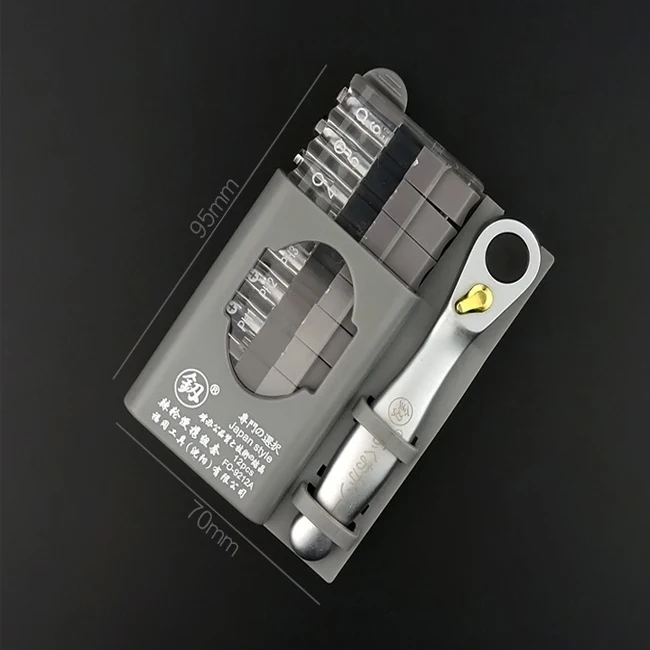 

Socket Set Car Repair Tool Ratchet Set Torque Wrench MiNi Portable Two-way Closely Set of Screwdriver Ratchet