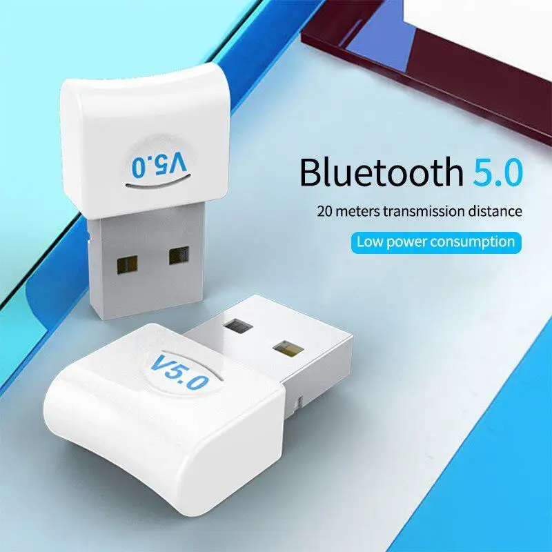 

USB bluetooth-адаптер V5.0 для ПК, компьютера, ноутбука, беспроводной музыкальный аудио динамик, приемник наушников, передатчик