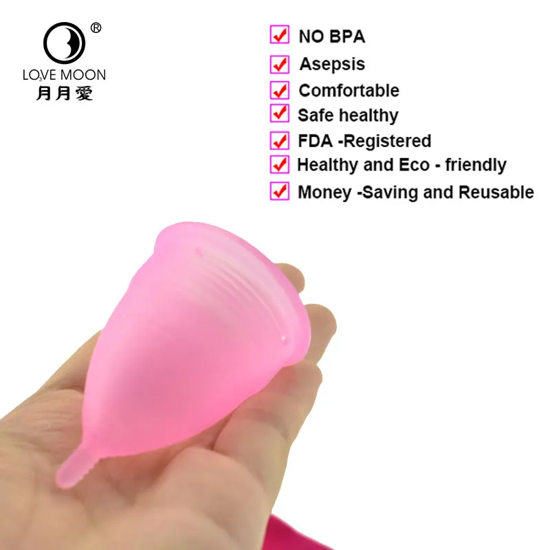 Медицинская силиконовая менструальная чаша Женская чаша|menstruatie cup|silicone menstrual