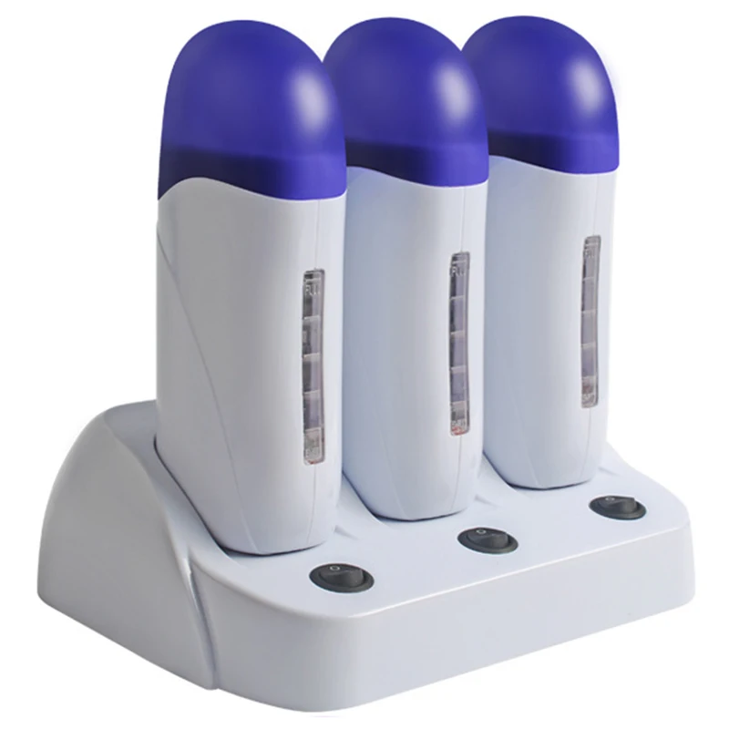 Роликовый нагреватель для воска с картриджем аппарат депиляции и удаления волос