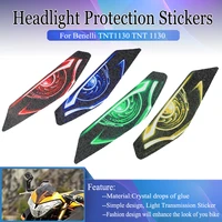 headlight stickers for benelli tnt1130 tnt 1130 motorcycle 3d front fairing head light guard transmission protection sticker