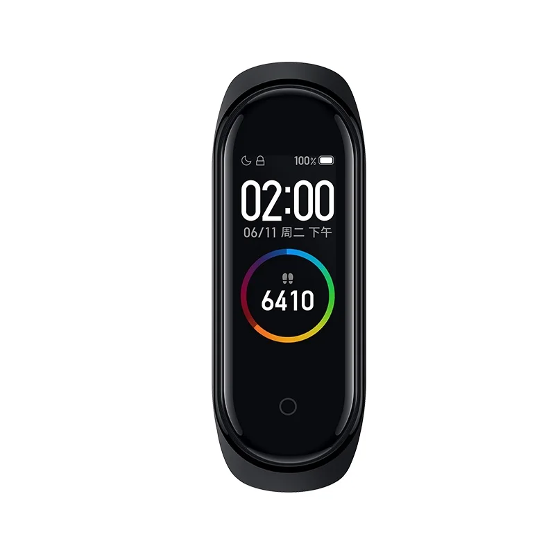 Оригинальный Xiaomi Mi Band 4 умный Браслет цветной сенсорный экран фитнес-тренажер
