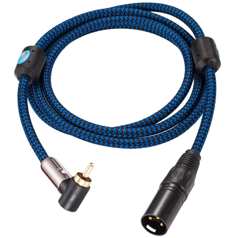 Аудиокабель Hifi с RCA на XLR 3-контактный для акустического усилителя звуковая