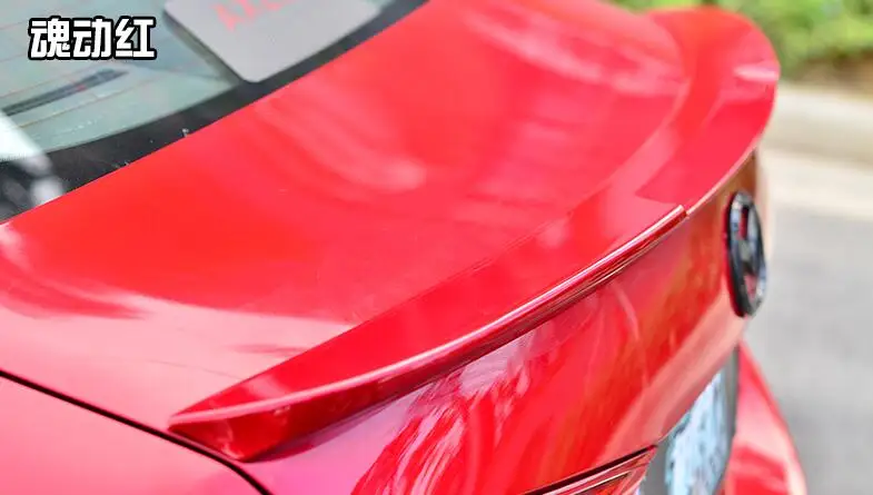 Высокое качество ABS краска автомобиля задний багажник спойлер крыло подходит для