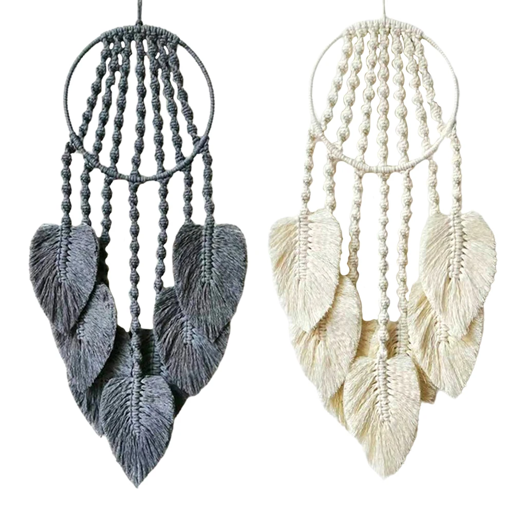 

Creative Handwoven Tapestry Pendant Fringe Chic Wall ing Art Decoration