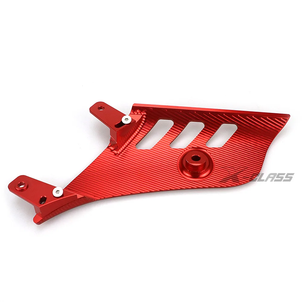 Переднее колесо мотоцикла рокер амортизатор боковая крышка протектор Красный CNC