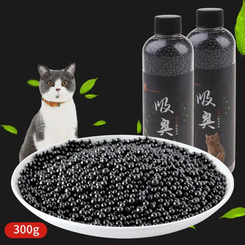 

K3NA Pet Cat Litter Deodorant Beads Activated Carbon Absorbs Tight Odor Air Fresh
