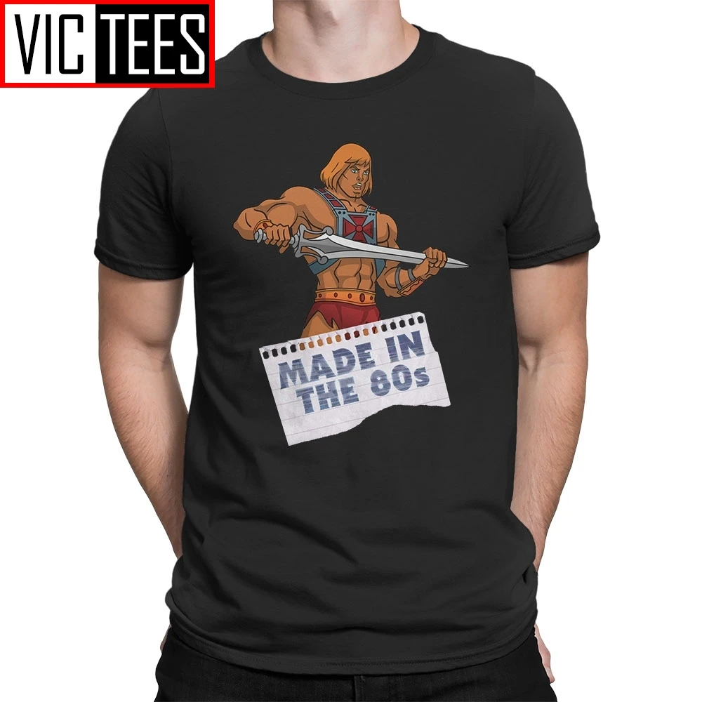 Мужские мастера Вселенной футболки He-Man сделанные в 80-х годах мужские | Мужская