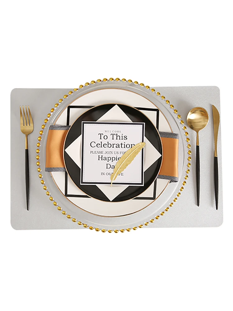 

Kitchen Dinner Ceramic Dishes And Plate Dessert Steak Set Europe Round Plate Sets Vajilla Completa De Platos Tableware BD50SE