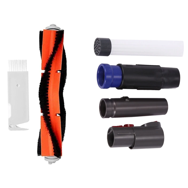 

2 комплекта запчастей для пылесоса: 1 Набор аксессуаров и 1 основная щетка, инструмент для очистки, основная рулонная щетка
