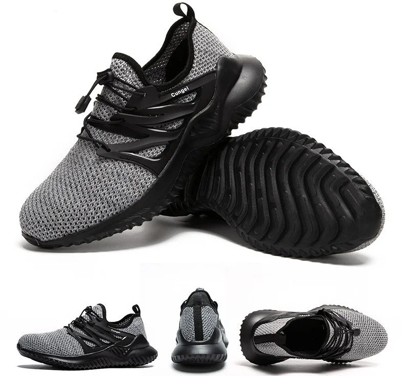 Classic Fashion Designer Shoes Men Boots Mesh Light Steel Toe Cap Insulation Work Safety Unbreakable Trekking Sneakers | Обувь