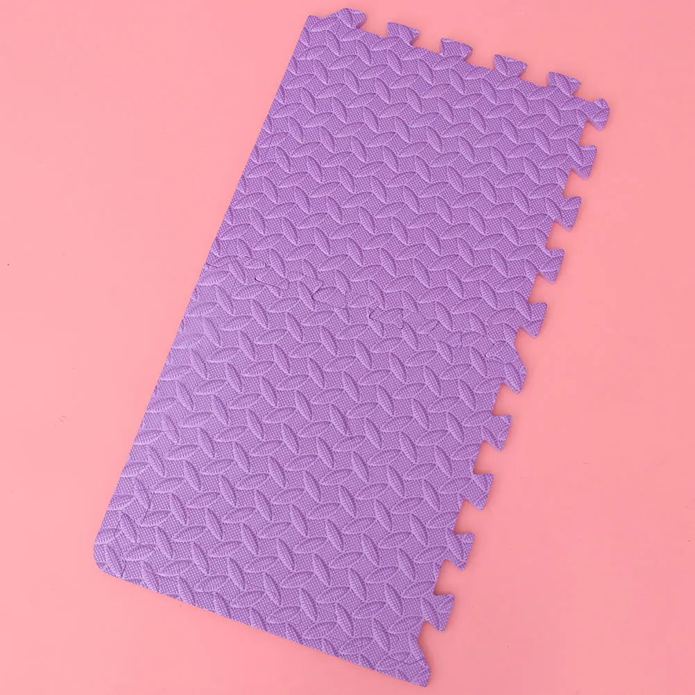 

12PCS 30*30cm EVA Leaf Grain Floor Sport Protection Gym Mat Non-Slip Soft Foam Splicing Rugs Thicken Shock Room Workout Yoga Mat