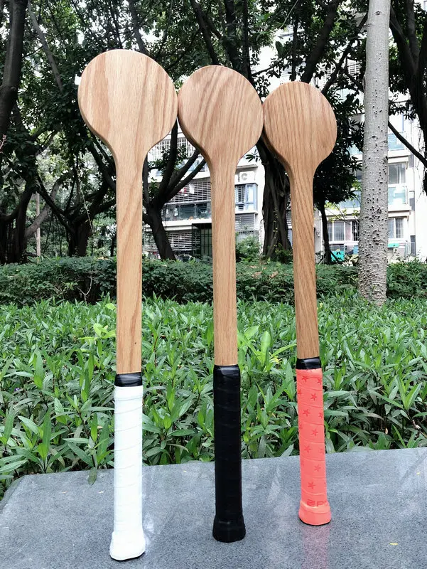 1 PC Tennis Racket-Wooden Sweet Spot Training-Good batting Training Racket Accessories | Спорт и развлечения
