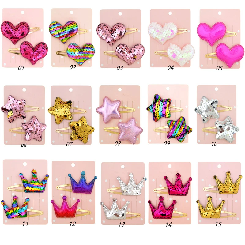 2 предмета в комплекте постепенно Меняющие цвет Цвет поворота Paillette пятиконечная