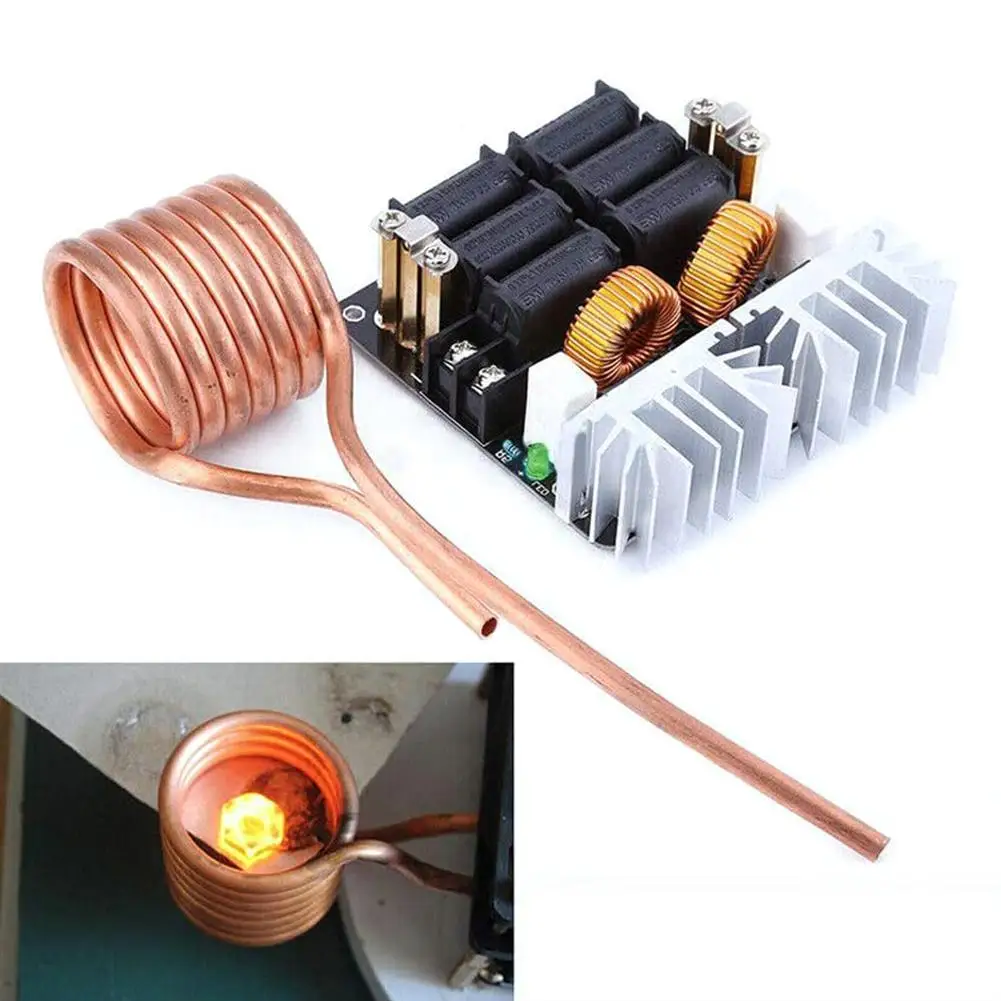 Высокочастотный индукционный нагревательный аппарат 1000 Вт ZVS модуль нагреватель