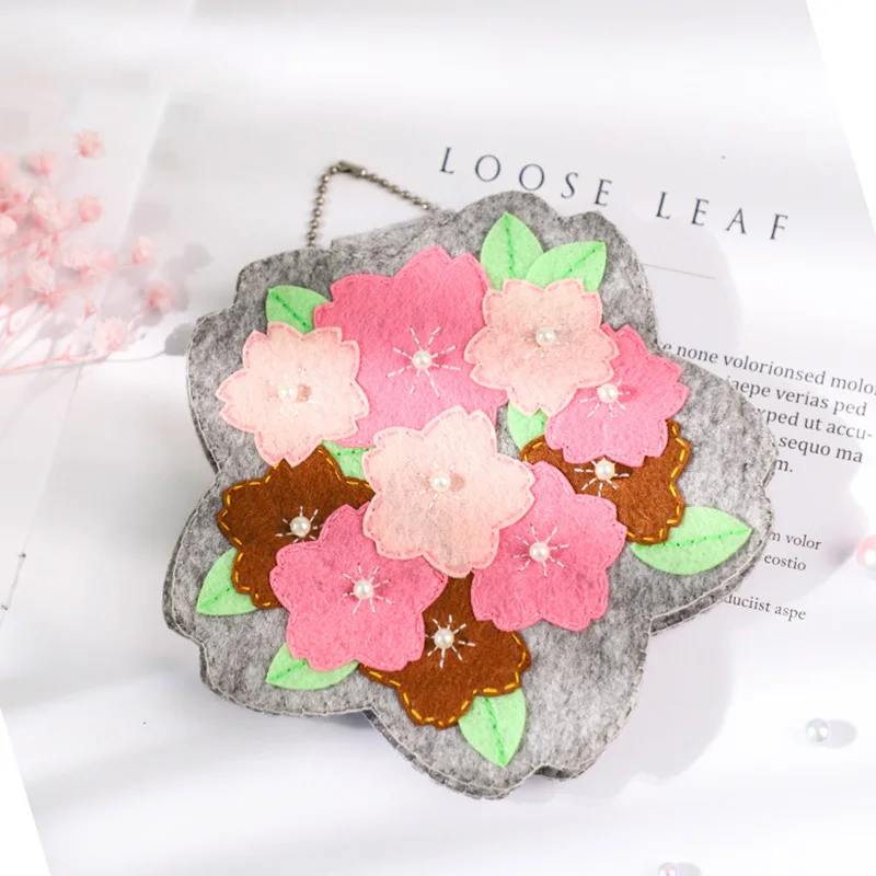 Сказочная декоративная Нетканая брошь DIY Материал посылка черника шпилька для