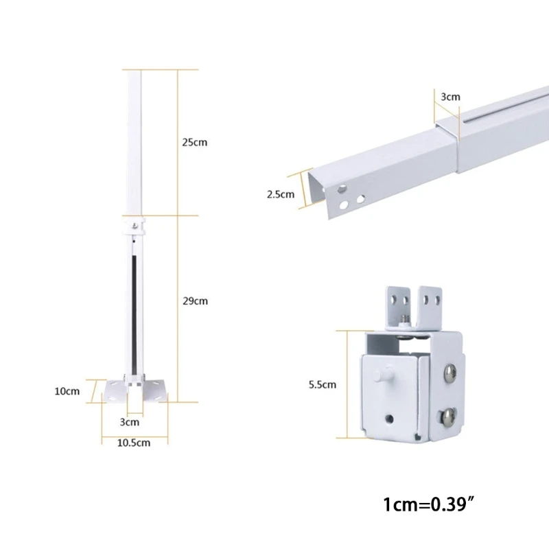 

2021 New Universal Ceiling Projector Mount Height Adjustable Mounting Bracket 25kg Load