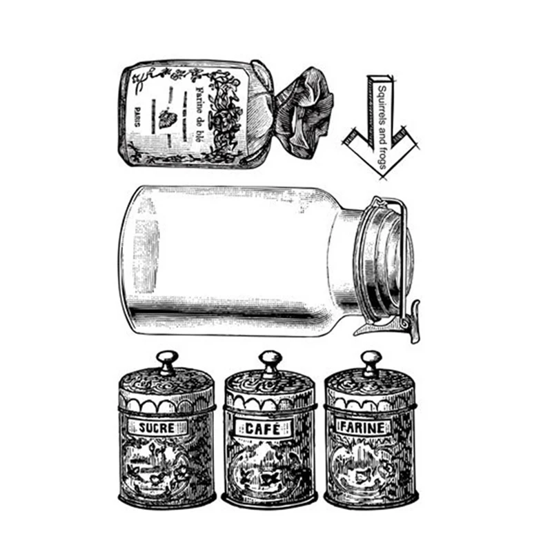 

Glass bottle Clear Stamps for DIY Scrapbooking Card Transparent Rubber Stamp Handmade Making Album Photo Crafts New Stamps Decor