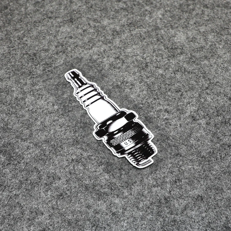 Нет. S029 Водонепроницаемый свечи зажигания локомотив наклейки для автомобиля