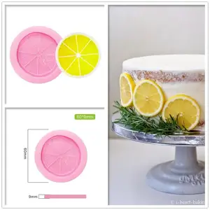 Новая силиконовая форма для фруктов, апельсина, лимона, поворота, сахара, торта, шоколада, декоративная форма для выпечки сделай сам