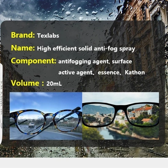 Texlabs Glass es антизапотевающий анти противотуманный агент для плавания очки очистки