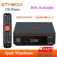 gtmedia v9 prime dvb s2x digital satellite receiver upgrade from gtmedia v9 v8 nova support h 265 ca card built in wifi no app