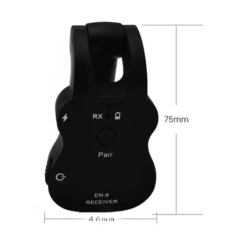 

EN-8 Guitar Wireless Audio Transmitter Receiver System Built-In Rechargeable 600MAh Lithium Battery for Electric Guitar Bass