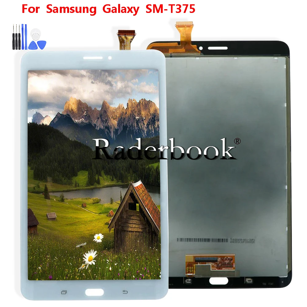 

ЖК-дисплей 8 дюймов для Samsung Galaxy Tab E 8,0 SM-T375, сенсорный экран с цифровым преобразователем в сборе