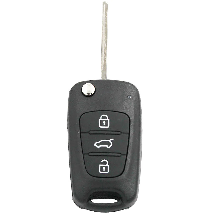 Сменный Чехол с 3 кнопками складной чехол брелок для дистанционного ключа Kia Forte