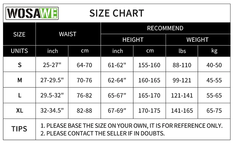 

WOSAWE Cycling Pants Women Biker Skirt Road Bike 2 in1 Tights With Gel Paded Riding Trousers Outdoor Sport Breahtable