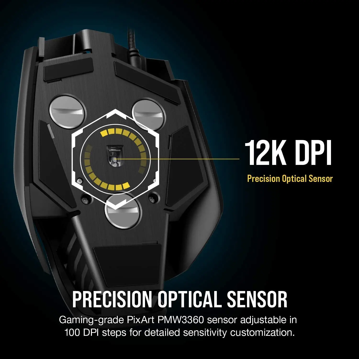 CORSAIR M65 Pro RGB-игры кадров в секунду Мышь-12000 Точек на дюйм оптический