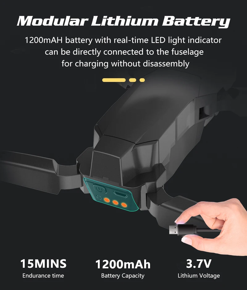 2020 Новый Дрон GD89 WIFI FPV с широким углом HD 4K 1080P камера режим удержания высоты RC