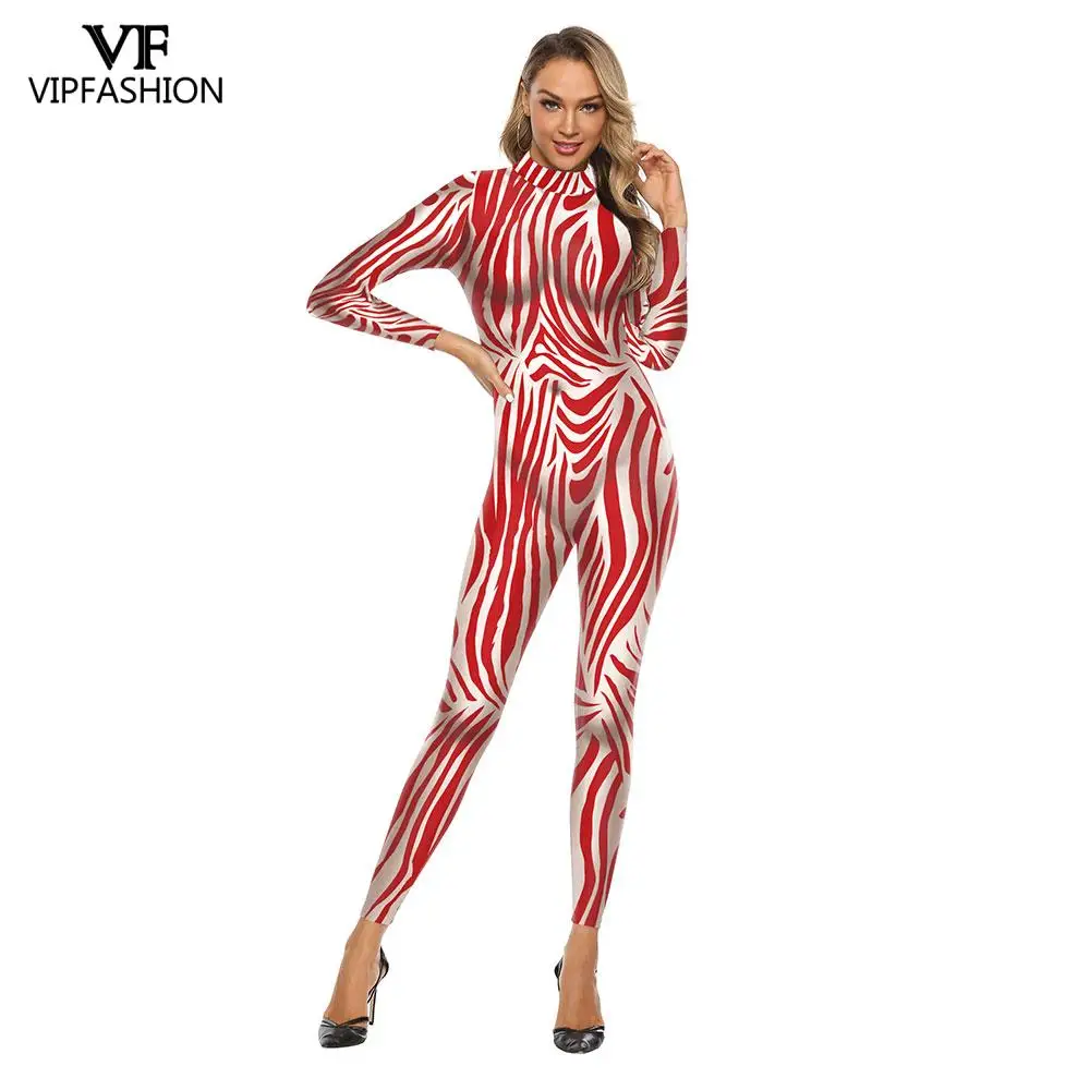 Комбинезон женский в полоску пикантный Модный облегающий ромпер с принтом VIP |