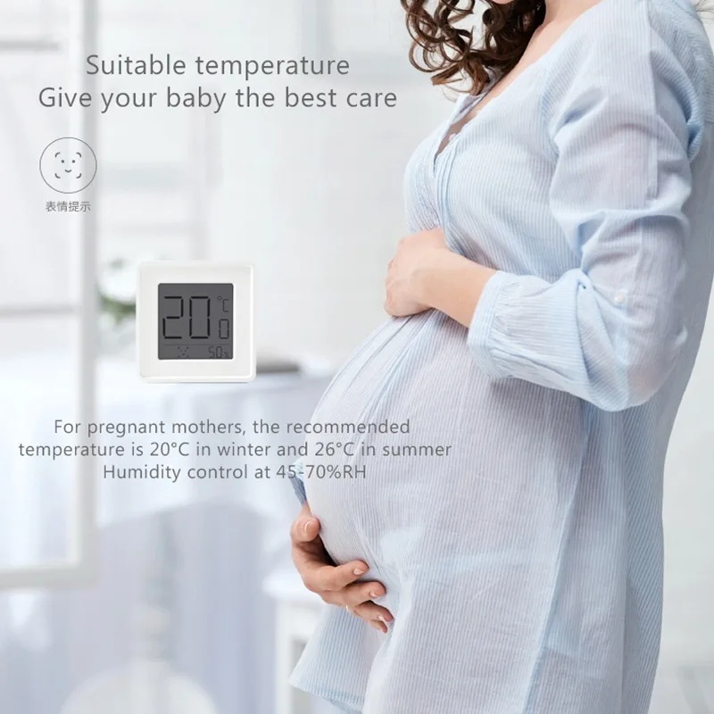 

New Mini Thermometer Hygrometer Indoor Wall-mounted Room Temperature Gauge Monitor Meter for Home Baby Room