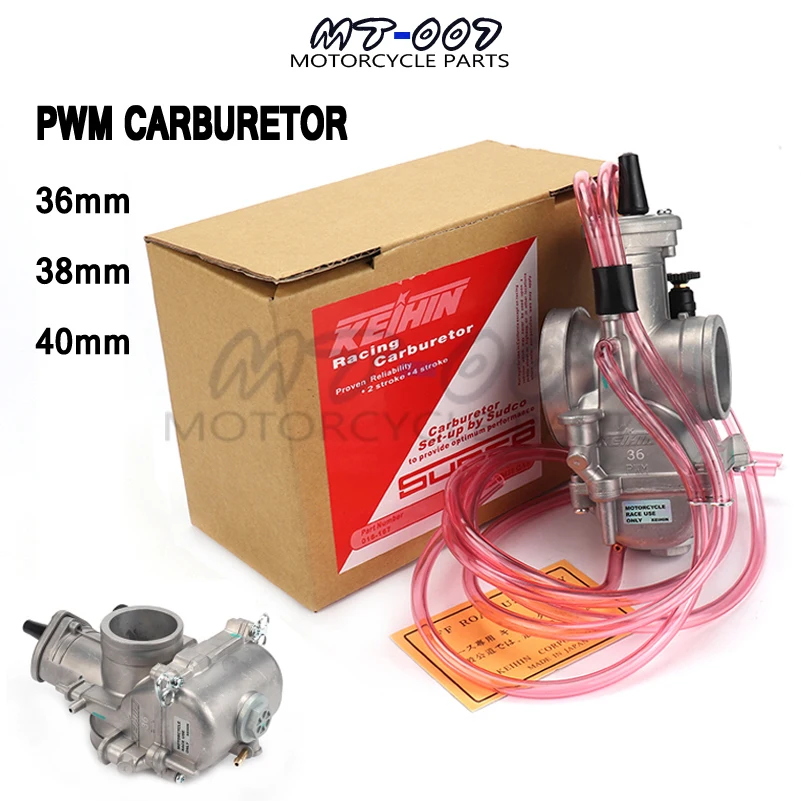 Карбюратор PWM 36 38 40 мм для 200cc 400cc 2T 4T Racing PWM38 карбюратор скутера мопеда квадроцикла