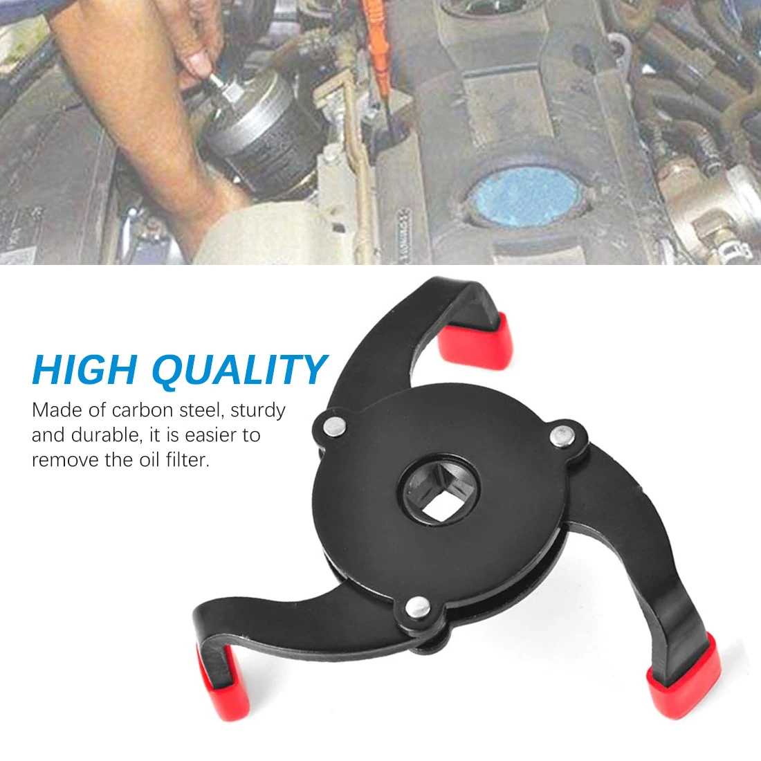 

High Quality Universal Oil Filter 3 Jaw Remover Tool Cars Oil Filter Removal Tool Interface Special Tools Oil Filter Wrench Tool