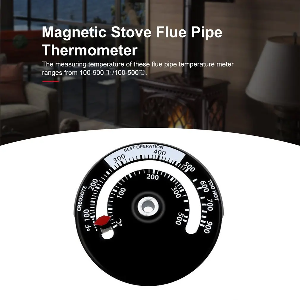 

Магнитный термометр для печки, измеритель температуры, для горелки, трубки, вентилятора