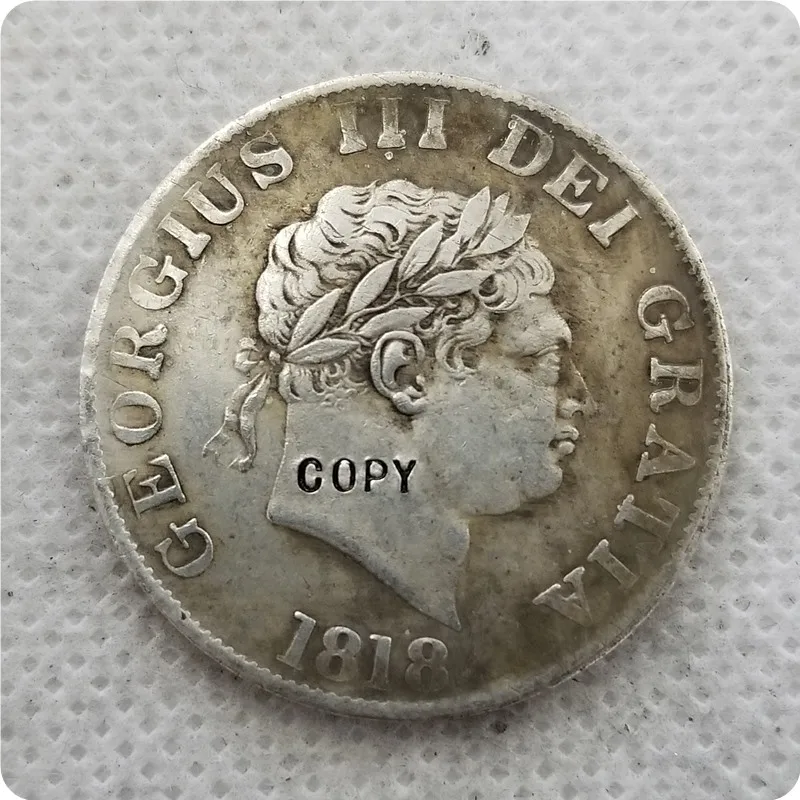 Великобритания Джордж III Halfcrown 1818 копия монеты памятные монеты-копия монет медаль